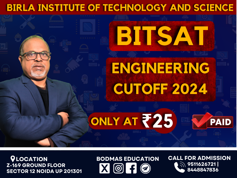 BITSAT Engineering Cutoff 2024