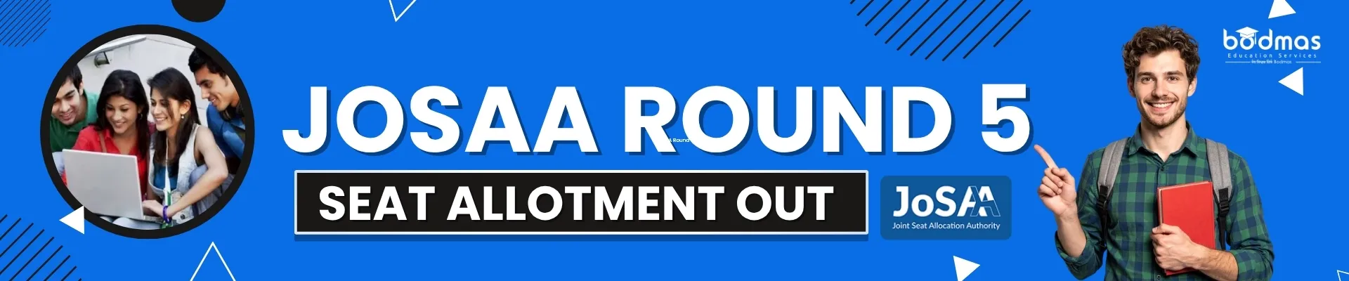 JoSAA Round 5 Seat Allotment 2025 Out | Check Result & Download Allotment Letter